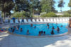 campsite swimming pool île oléron with deckchairs